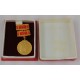 Brigáda Socialistickej Práce (BSP), zlatý odznak s miniatúrou, etue, ČSSR