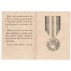 Za službu vlasti, bronzová medaila so stužkou, preukaz, etue, 1955, ČSR