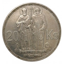 1941 - 20 koruna, Cyril a Metód, Slovenský štát 1939 - 1945