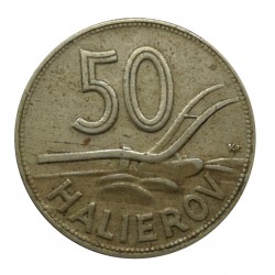 1941 - 50 halier, G. Angyal, A. Hám, A. Peter, Slovenský štát 1939 - 1945