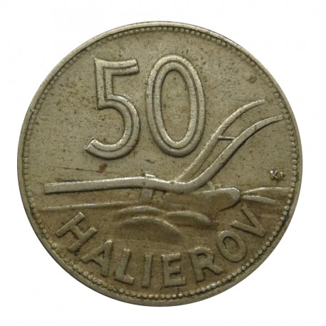 1941 - 50 halier, G. Angyal, A. Hám, A. Peter, Slovenský štát 1939 - 1945