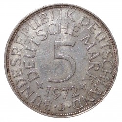 1972 D - 5 mark, Nemecko