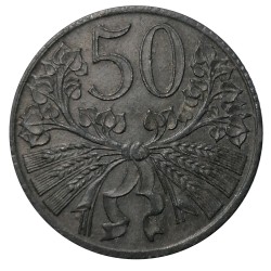 1941 - 50 halier, Protektorát Čechy a Morava 1939 - 1945