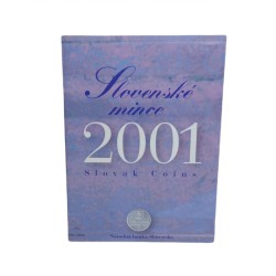 2001 - Slovenské mince, sada mincí, BK, Slovensko