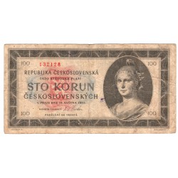 100 Kčs - 1945, H 05, Československo