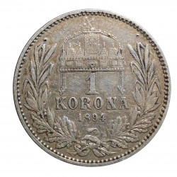 1894 K.B. - 1 koruna, František Jozef I. 1848 - 1916