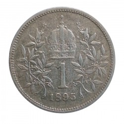 1895 b.z. - 1 koruna, František Jozef I. 1848 - 1916
