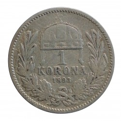 1893 K.B. - 1 koruna, František Jozef I. 1848 - 1916