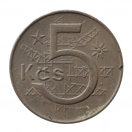 1974 c - 5 koruna, Československo 1960 - 1990