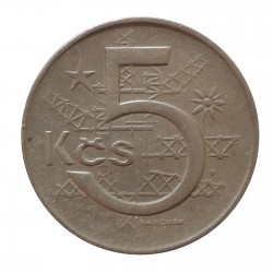1974 b - 5 koruna, Československo 1960 - 1990