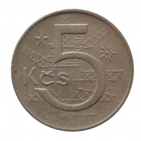 1974 b - 5 koruna, Československo 1960 - 1990