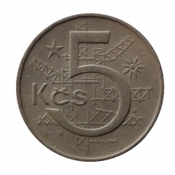 1973 b - 5 koruna, Československo 1960 - 1990