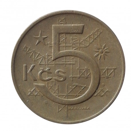 1973 a - 5 koruna, Československo 1960 - 1990