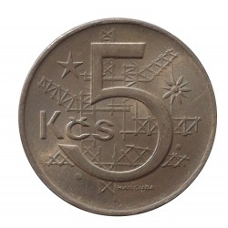 1970 - 5 koruna, Československo 1960 - 1990