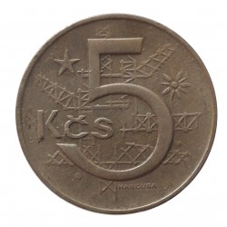 1967 - 5 koruna, Československo 1960 - 1990