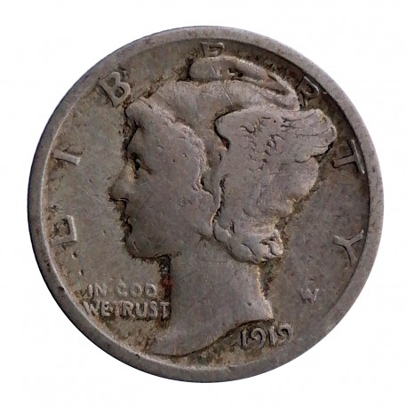 1919 - 1 dime, USA
