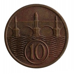 1930 - 10 halier, O. Španiel, Československo 1918 - 1939
