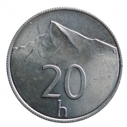 1993 - 20 halier, Slovensko 1993 - 2008|minceabankovky.sk