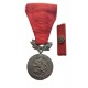 Za zásluhy o obranu vlasti, strieborná medaila s miniatúrou, 1955, ČSR