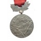 Za zásluhy o obranu vlasti, strieborná medaila s miniatúrou, 1955, ČSR