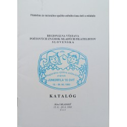 Katalóg - Regionálna výstava poštových známok mladých filatelistov Slovenska, Svit 1993