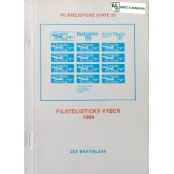 28 - FILATELISTICKÉ STATE, Filatelistický výber 1989, ZSF BRATISLAVA