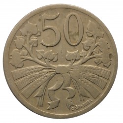 1924 - 50 halier, O. Španiel, Československo 1918 - 1939