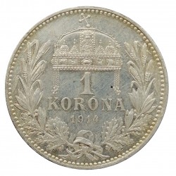 1914 K.B. - 1 koruna, František Jozef I. 1848 - 1916