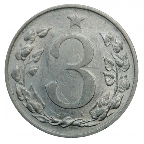 1953 - 3 halier, Československo 1953 - 1960