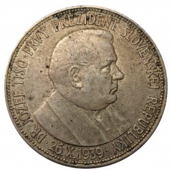1939 - 20 koruna, J. Tiso, Slovenský štát 1939 - 1945